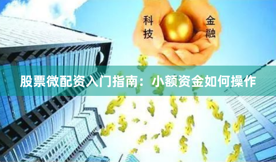 股票微配资入门指南：小额资金如何操作